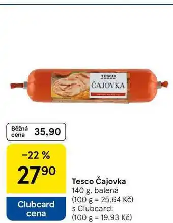 Tesco Tesco Čajovka, 140 g, balená nabídka