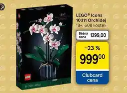 Tesco LEGO Icons 10311 Orchidej 18+, 608 kostek nabídka