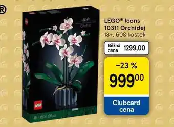 Tesco LEGO Icons 10311 Orchidej 18+, 608 kostek nabídka