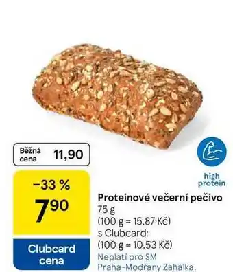 Tesco Proteinové večerní pečivo, 75g nabídka