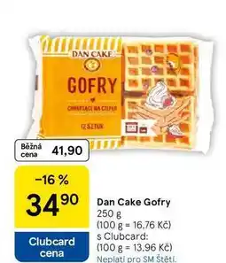 Tesco Dan Cake Gofry, 250 g nabídka