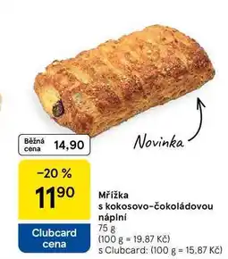 Tesco Mřížka s kokosovo-čokoládovou náplní, 75 g nabídka