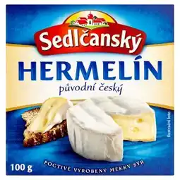 Tesco Sedlčanský Hermelín 100g, vybrané druhy nabídka