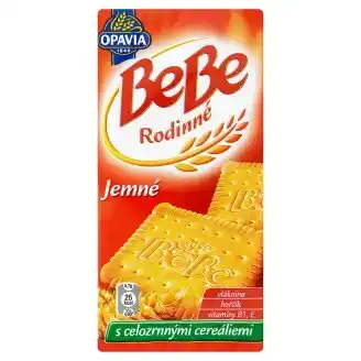 Tesco Opavia BeBe Rodinné jemné sušenky 130g, vybrané druhy nabídka