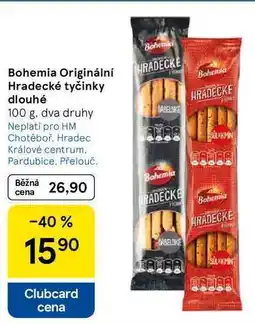 Tesco Bohemia Originální Hradecké tyčinky dlouhé, 100 g nabídka