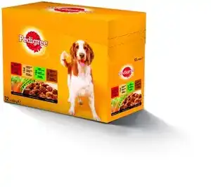 Tesco Pedigree kapsičky pro psy 12x100g, vybrané druhy 1.2kg nabídka