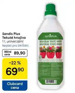 Tesco Sandis Plus Tekuté hnojivo, 1 l, univerzální nabídka