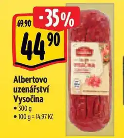 Albert Albertovo uzenářství Vysočina 300 g nabídka