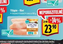 Albert Tilápie - filet 100 g nabídka