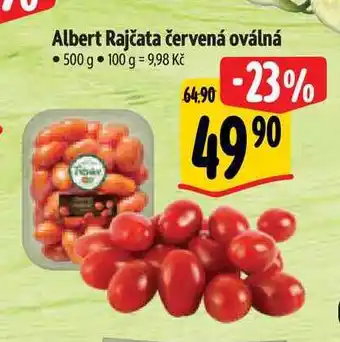 Albert Albert Rajčata červená oválná 500 g nabídka