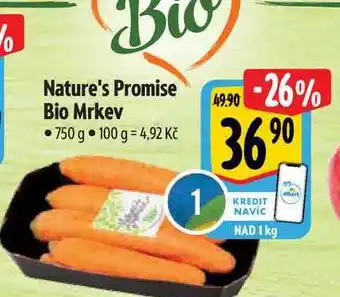 Albert Nature's Promise Bio Mrkev 750 g nabídka