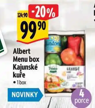 Albert Albert Menu box Kajunské kuře 1 x box nabídka