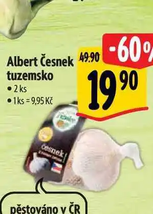 Albert Albert česnek tuzemsko 2ks nabídka