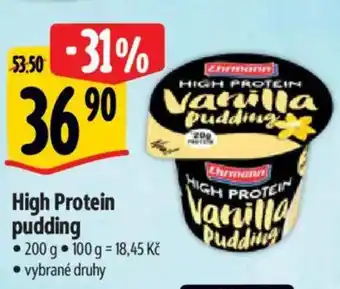 Albert High Protein pudding nabídka