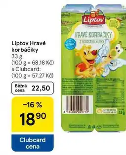 Tesco Liptov Hravé korbáčiky, 33 g nabídka