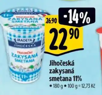 Albert Jihočeská zakysaná smetana 11% nabídka