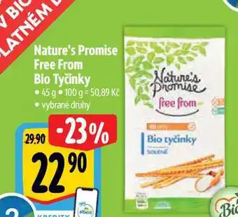 Albert Nature's Promise Free From Bio Tyčinky 45 g nabídka