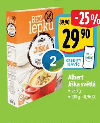 Albert Albert Jíška světlá 250 g nabídka