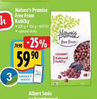 Albert Nature's Promise Free From Kuličky 300 g nabídka