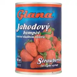 Albert Giana Jahodový kompot 410g nabídka