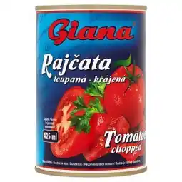 Albert Giana Rajčata loupaná krájená 400g nabídka