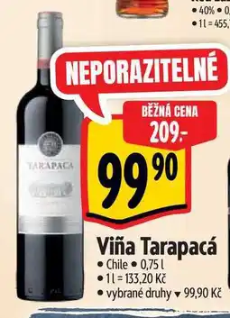 Albert Viña Tarapacá 0,75 l nabídka