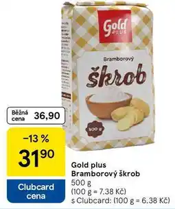 Tesco Gold plus Bramborový škrob, 500 g nabídka