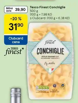 Tesco Tesco Finest Conchiglie, 500 g nabídka