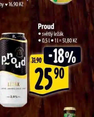 Albert Proud světlý ležák 0,5 l nabídka