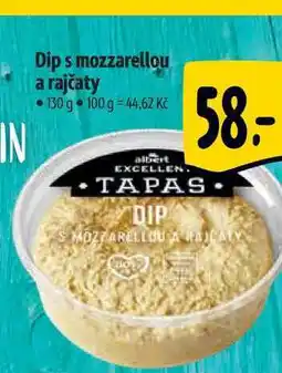 Albert Dip s mozzarellou a rajčaty 130 g nabídka