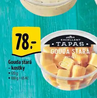 Albert Gouda stará - kostky 120 g nabídka