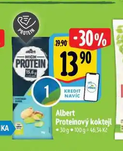 Albert Albert Proteinový koktejl 30 g nabídka