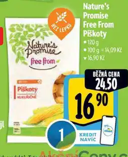 Albert Nature's Promise free from Piškoty 120 g nabídka