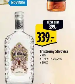 Albert Tri stromy Slivovica 0,7 l nabídka