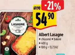 Albert Albert Lasagne nabídka