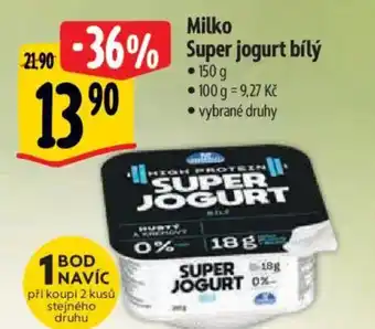 Albert Milko Super jogurt bílý nabídka