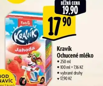 Albert Kravík Ochucené mléko nabídka