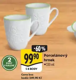 Albert Porcelánový hrnek nabídka