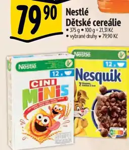 Albert Nestlé Dětské cereálie nabídka