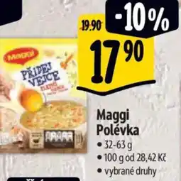 Albert Maggi Polévka nabídka