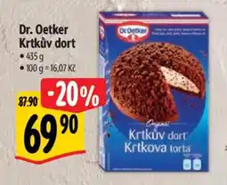 Albert Dr. Oetker Krtkův dort nabídka