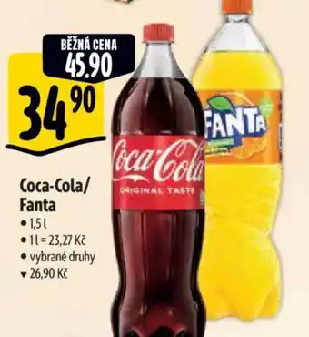 Albert Coca-Cola/ Fanta nabídka