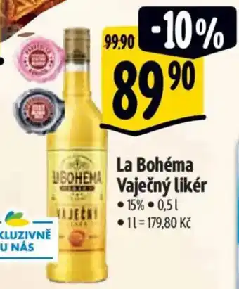 Albert La Bohéma Vaječný likér nabídka