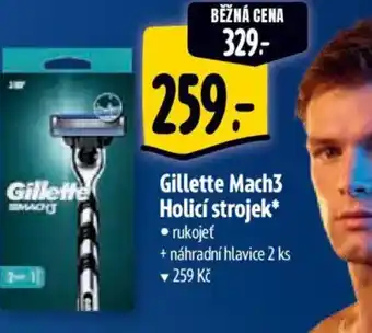 Albert Gillette Mach3 Holicí strojek nabídka