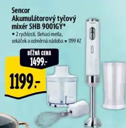 Albert Sencor Akumulátorový tyčový mixér SHB 9001GY nabídka