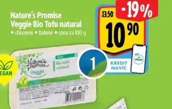 Albert Nature's Promise Veggie Bio Tofu natural nabídka