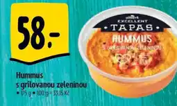 Albert Hummus s grilovanou zeleninou nabídka