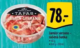 Albert Jamón serrano sušená šunka nabídka