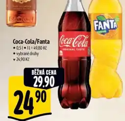 Albert Coca-Cola/Fanta nabídka