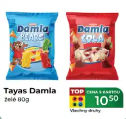 Tamda Foods Tayas Damla želé nabídka